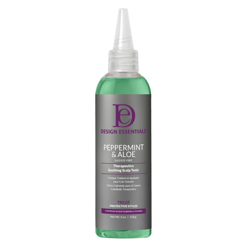 Tonique apaisant du cuir chevelu (menthe poivrée & aloé vera) - 118 ml