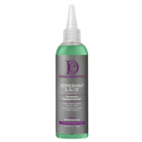 Tonique apaisant du cuir chevelu (menthe poivrée & aloé vera) - 118 ml