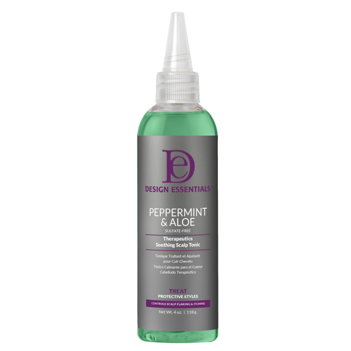 Tonique apaisant du cuir chevelu (menthe poivrée & aloé vera) - 118 ml