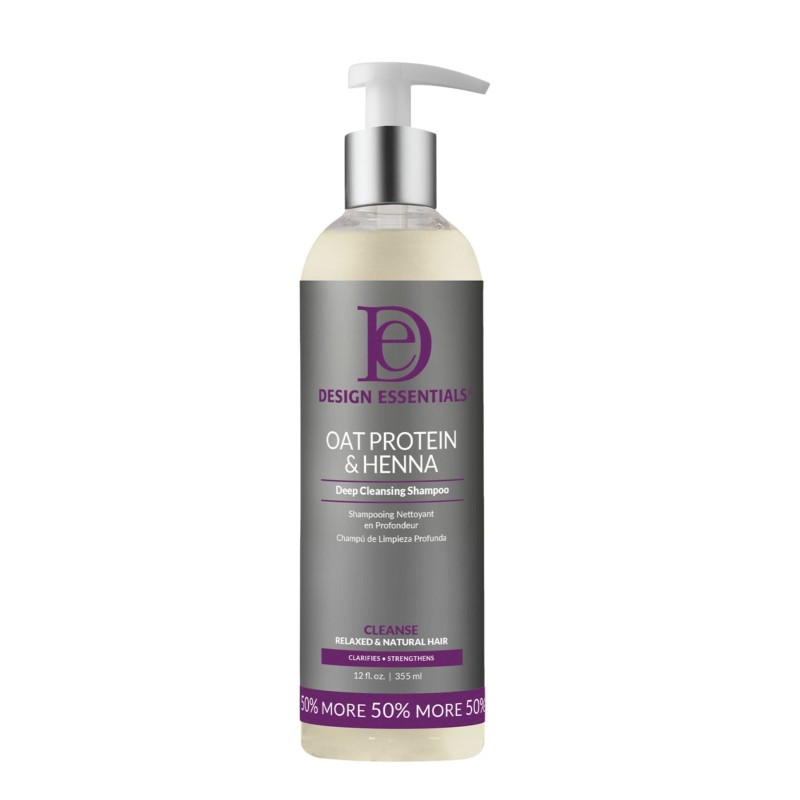 Shampoing nettoyant en profondeur à la protéine d'avoine et au hénné - 355 ml