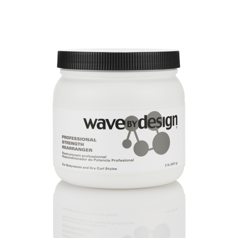 Wave By Design - Crème Rearranger - Crème Défrisante pour le Curl (au Thioglycolate) - 901 ml