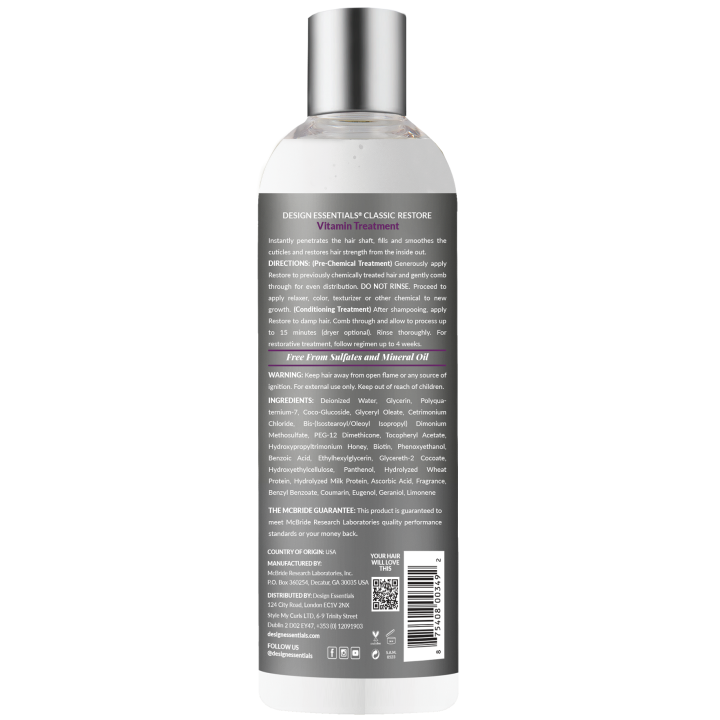 Restore Vitamin Treatment - TRAITEMENT VITAMINÉ RÉPARATEUR 235ml